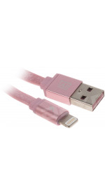 Cable Remax Ring Lighting Cable (3.0A, blue0,22m, pink) [RC-053i]