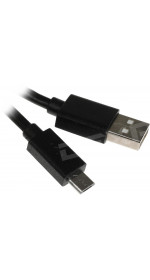 Cable DEXP microUSB (M) - USB (M) (3m, black) [DXMU300B]