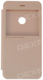 Nillkin Sparkle series flip book for  R Note 5A Prime, gold