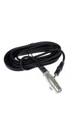 Cable Jack 3.5 (M) - XLR (F), 5m, DEXP [JmXf050SiB] black