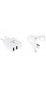 Wall USB charger micro USB DEXP MyHome 10W XM 2.1A