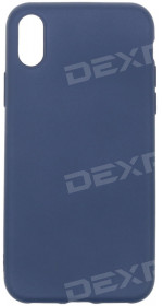 Aceline Silicone color TC-039 cover for iP X, silicone, dark blue (midnight blue)