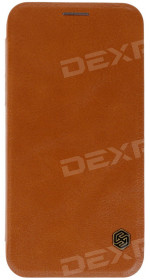 Nillkin Qin series flip-book for iP X, synthetic leather, brown