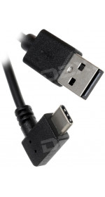 Cable USB-C DEXP (2.1A, 1m, black) [CU100SALBl]