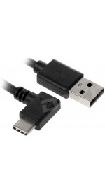 Cable USB-C DEXP (2.1A, 1m, black) [CU100ABl]
