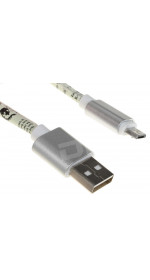 Cable microUSB Schitec (1.5A, 1m, white) [UC081 - 1168716]