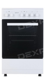 Freestanding electric stove DEXP E5001EW