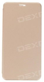 Aceline New Case PCB-041 Flip-book for 7X, synthetic leather, gold