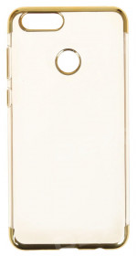 Aceline Silicone frame TC-174 cover for 7X, silicone, transparent + golden half-edge