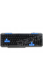 Wired keyboard DEXP K-505BU Black USB