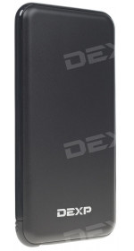 10000 mAh DEXP HC M10-2 (2.1A, USB, Type C, met, all cable, Li-pol, black)