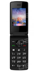 Feature phone DEXP FP20 2.4" Black GSM/2SIM/240x320/0.08Mp/MicroSD/BT/FM/800mAh