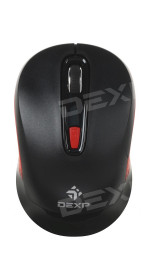 Wireless mouse DEXP BM-5001B Bluetooth 1600dpi Black/Red