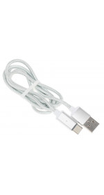 Cable USB-C DEXP (2.1A, 1m, silver) [DCMG010RS]