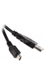Cable mini USB (M) - USB (M), 1.5m, DEXP [UMiuBSI150] 2A; black