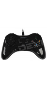 Gamepad   Aceline CG-1 [compatible with  PC, USB, black]
