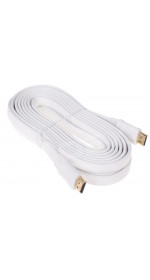 Cable HDMI (M) - HDMI (M), 5m, DEXP [STA-3013C050] ver.1.4; white