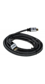 Cable HDMI (M) - HDMI (M), 5m, DEXP premium [STA-5010A050] ver.2.0, 4Kx2K; black/grey