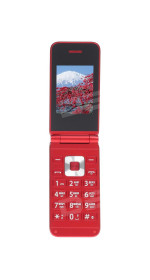 Feature Phone DEXP Larus V4 2.4" Red GSM/2SIM/240x320/0.08Mp/MicroSD/BT/FM/1000mAh