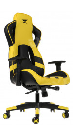 Gaming Chair ZET Chaos guard 300 [ Polyurethane/mesh, up to 150 kg, Yellow 8205]