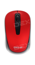 Wireless mouse DEXP WM-904RU Red/Black USB