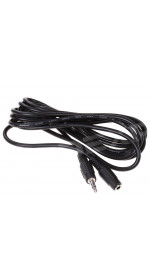 Cable 3.5 Jack (M) - 3.5 Jack (F), 2m, DEXP [H020-JJF] black