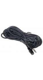 Cable 3.5 Jack (M) - 3.5 Jack (F), 5m, DEXP [H050-JJF-M] black