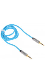 Cable 3.5 Jack (M) - 3.5 Jack (M), 1m, DEXP [JJMM1MPLB ]  blue