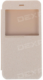 Nillkin Sparkle series flip book for  R Note 5A, gold