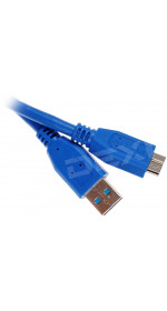 Cable USB 3.0 A (M) - microUSB  (M), 2m, DEXP [UamMUmBSi020V3] blue