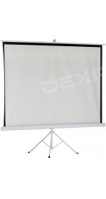Tripod screen DEXP TM-70 [178x178 cm, 99'', Matte White, 1:1]