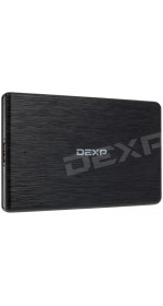 External box for HDD DEXP 2.5" SATA [2189U3] USB3.0/Plastic Black