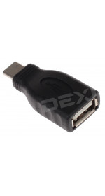 Adaptor USB-C (M) - USB-A (F) DEXP [ACmUfB] black