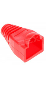 Protective cup FinePower RJ45 red (10 pcs)