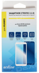 Protective glass Aceline 6X/6X Premium, black frame 2,5D (HH6X-200)