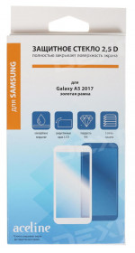 Protective glass Aceline Samsung A5 2017, full screen, gold frame (SGA5-202)