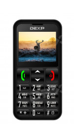 Feature Phone DEXP Larus S8 2.2" Black GSM/220x176/microSD/WirelessFM/Torch/SOS/800mAh