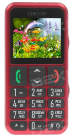 Feature Phone DEXP Larus S8 2.2" Red GSM/220x176/microSD/WirelessFM/Torch/SOS/800mAh