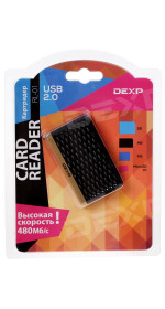 Card-readerDexp RL-01 [SD/MMC/CF/MS/XD/TF/M2/MicroSD] Black+Gold
