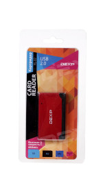 Card-readerDexp RL-02 (SD/MMC/CF/MS/XD/TF/M2/MicroSD) Black+Red