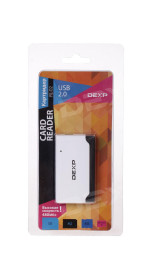 Card-readerDexp RL-02 (SD/MMC/CF/MS/XD/TF/M2/MicroSD) Black+White