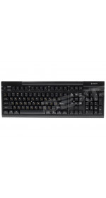Wired keyboard DEXP K-202BU Black USB