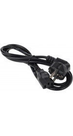 Cable CEE 7/7 (M) - IEC 320 C13 (M), 2m, DEXP [HPC713200-0,26] 0,26sq.mm.; black