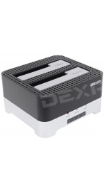 Adaptor DEXP HA133 2x2.5"/3.5" USB 3.0 Black/Silver