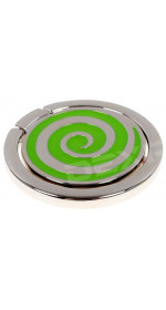 Ring for smartphone DEXP ICY-R019 Silver with green