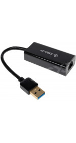 USB LAN-card DEXP [AT-UH002B] 10/100/1000 MBps USB 3.0
