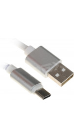 Cable USB-C Schitec (1.5A, 1m, white/purple) [UC081 - 1168742]