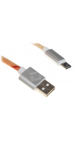 Cable USB-C Schitec (1.5A, 1m, yellow/red) [UC081 - 1168743]