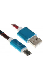Cable USB-C Schitec (1.5A, 1m, red/black) [UC081 - 1168746]