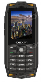 feature phone DEXP HX10 Osmium 2.4'' Black-Orange